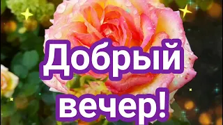 ДОБРЫЙ ВЕЧЕР! Жизнь идёт за датой дата Великолепное пожелание доброго вечера! Открытка добрый вечер