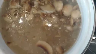 Сырный суп с шампиньонами)))