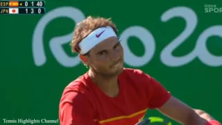 Rafael Nadal vs Kei Nishikori Olimpics Games 2016 HIGHLIGHTS HD   YouTube