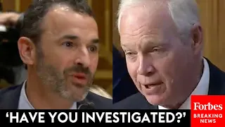 Ron Johnson Asks IRS Chief About Hunter Biden Whistleblowers, Agents Visit To Matt Taibbi's Home