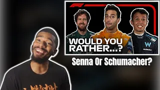 Peak Senna Or Peak Schumacher? Would You Rather With F1 Drivers! | DTN REACTS