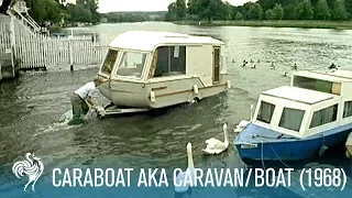 'Caraboat' aka Caravan/Boat: A House You Can Float (1968) | British Pathé