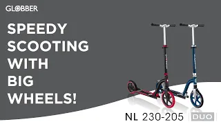 Globber NL 230-205 DUO big wheel scooter for teens aged 14+