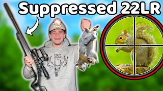 Hunting Squirrels with a Suppressed 22LR! (EXTREMELY QUIET)