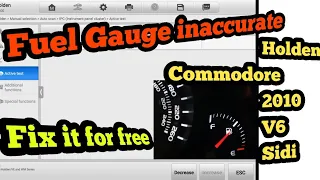 Fuel Gauge inaccurate Commodore VE