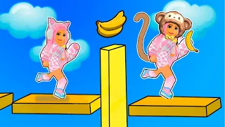 ОББИ ОБЕЗЬЯНОК В РОБЛОКС ! ОББИ, НО Я МАРТЫШКА СОБИРАЮ БАНАНЫ ! Monkey Obby