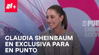 Claudia Sheinbaum en entrevista exclusiva con Enrique Acevedo para En Punto