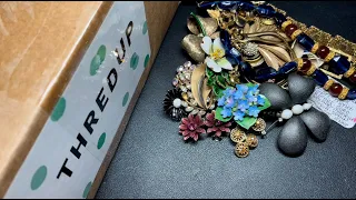 ThredUp Mystery 15 Piece Rescue Jewelry Unboxing VS Auction Jewelry Bag! WOW! These are AMAZING!