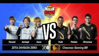 MELHOR TIME A JOGAR CONTRA O CAMPEÃO MUNDIAL DE BRAWL STARS !! ZETA DIVISION ZERO X CHASMAC GAMING