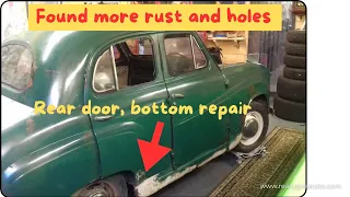 Austin A30 A35 Door repair. Didnt come out very well, better luck next time.