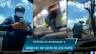 Automovilista denuncia extorsión y golpiza de policías de tránsito