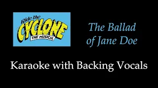 Ride The Cyclone - The Ballad of Jane Doe - Karaoke with Backing Vocals