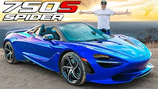 2024 McLaren 750S Spider First Drive & POV! BETTER than a Ferrari 296 GTS?