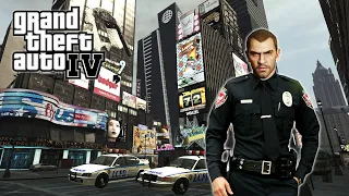 Прохождение GTA 4 -  Миссии Полицейского / 20 Преступлений