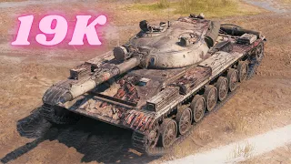 T-100 LT 19K Spot Damage  World of Tanks  Gameplay