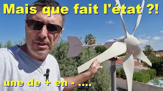 😡Eolienne de pognon, heu...de pignon 🥴Je m'énerve pas, j'explique !....😉