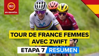 Resumen del Tour De France Femmes Avec Zwift 2023 - Etapa 7