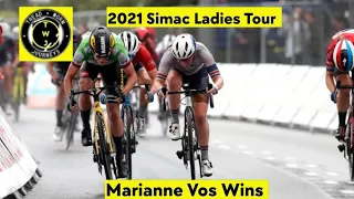 Marianne Vos Wins | 2021 Simac Ladies Tour | Stage 5 | Sprint