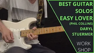 Best Guitar Solos  - Easy Lover (Phil Collins) -  Workshop incl. SloMo and Backing Track