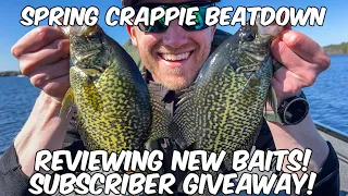 The Ultimate LiveScope Bait! Spring Crappie Beatdown, Berkley Finisher Review & Subscriber Giveaway!