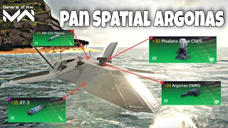 New Ekranoplan Pan Spatial USS Argonas - Full Stats Review And Gameplay | Modern Warships