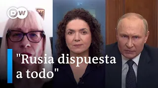 Putin no descarta el uso de armas nucleares, afirma la experta en política rusa Mira Milosevich