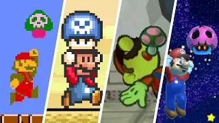 Evolution of Mario Eating Poison Mushroom (1986-2021)