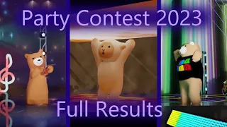 Party Contest 2023 - Full Results (Top 12 Ranking) #eurovision