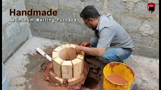 How to Make DIE CASTING FURNACE, Hand Made Aluminum Melting Furnace, Hand Made Sand Mold Furnace,