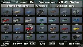 How to install visual car spawner in GTA san Andreas! |By FoxMaze