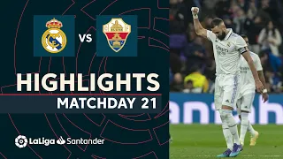 Highlights Real Madrid vs Elche CF (4-0)