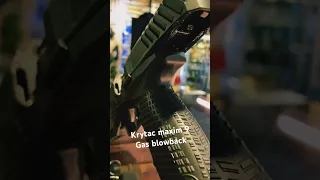 First Gas blowback of krytac is now here in europe maxim 9 semi and fun switch fire mode