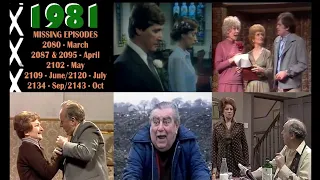 Coronation Street 1981 - Missing Episodes