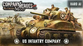 Allied Infantry Company- Company of Heroes Blitzkrieg Mod - Hard AI