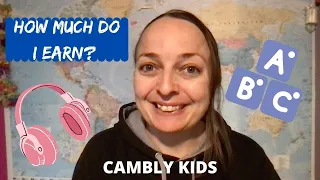 How Much Can You Make Tutoring On Cambly Kids? My 6 month income as an online ESL Tutor