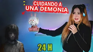 24 HORAS siendo NIÑERA de una NIÑA ENDEMONIADA 🎀 Criss Huera