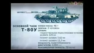 Российские танки Т 80, Т 80У и Т 80БВ ☢ Россия