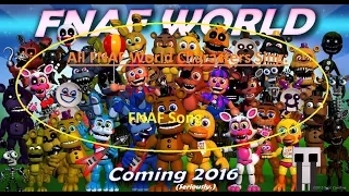 All FNAF World Characters Sing The FNAF Song