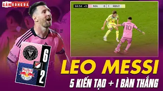 INTER MIAMI ĐÁNH TENNIS: 5 KIẾN TẠO/TRẬN, MA THUẬT THIÊN TÀI LIONEL MESSI