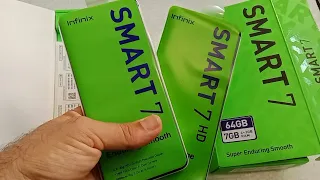 infinix Smart 7 vs infinix Smart 7 HD : speed test