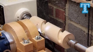 Cutting Wooden Spirals on the Lathe: Homemade Router Jig