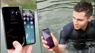 Samsung Galaxy S9 vs iPhone X Water Test! Secretly Waterproof?