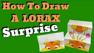 How To Draw A Dr. Seuss Lorax Surprise Cute And Easy