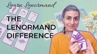 WHAT MAKES LENORMAND DIFFERENT? ~ Lenormand vs. Tarot #lenormand #tarot #learnlenormand
