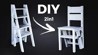 The Most Versatile DIY Ladder-Chair Combo Ever!!!