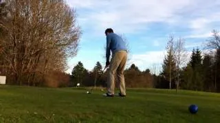 Golf Ball vs. Iphone