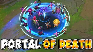 WE CREATED A PORTAL OF DEATH AND TELEPORTED BEHIND THE ENEMY (INSANE ENDING)