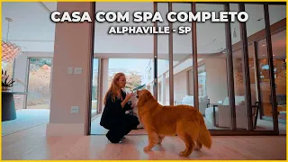 CASA COM SPA COMPLETO E 10 VAGAS DE GARAGEM EM ALPHAVILLE SP