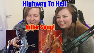 Couple First Reaction To - AC/DC: Highway to Hell [Live]