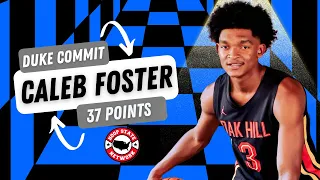 DUKE PG Caleb Foster GOES OFF for 37 points in ANNUAL SCRIMMAGE 🏀 #3 Oak Hill 🆚 Hargrave Military!!